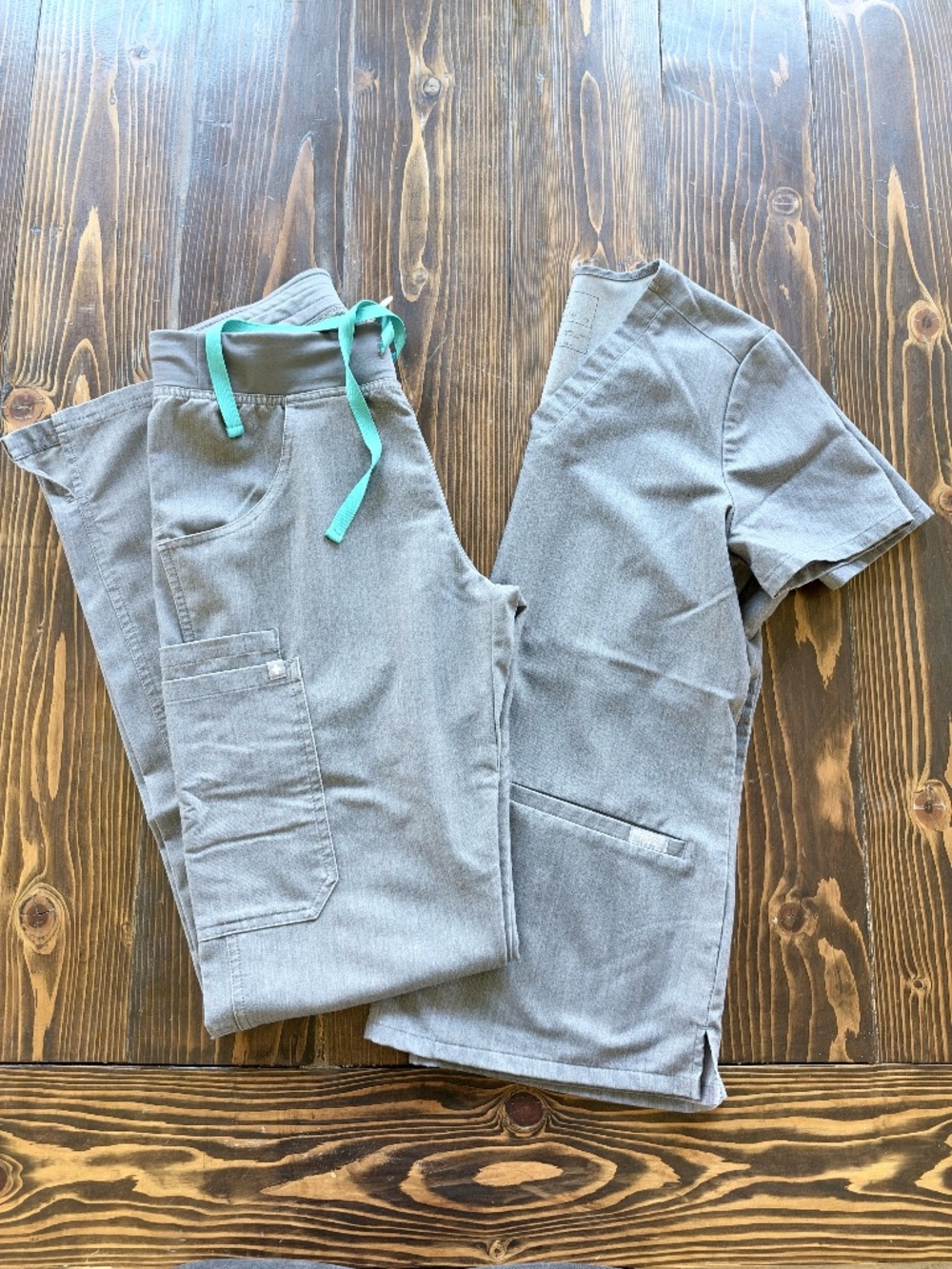 Figs Graphite Scrub Set - XS Tall